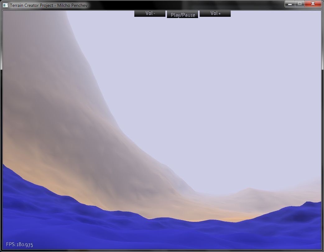 Procedural terrain generation progress